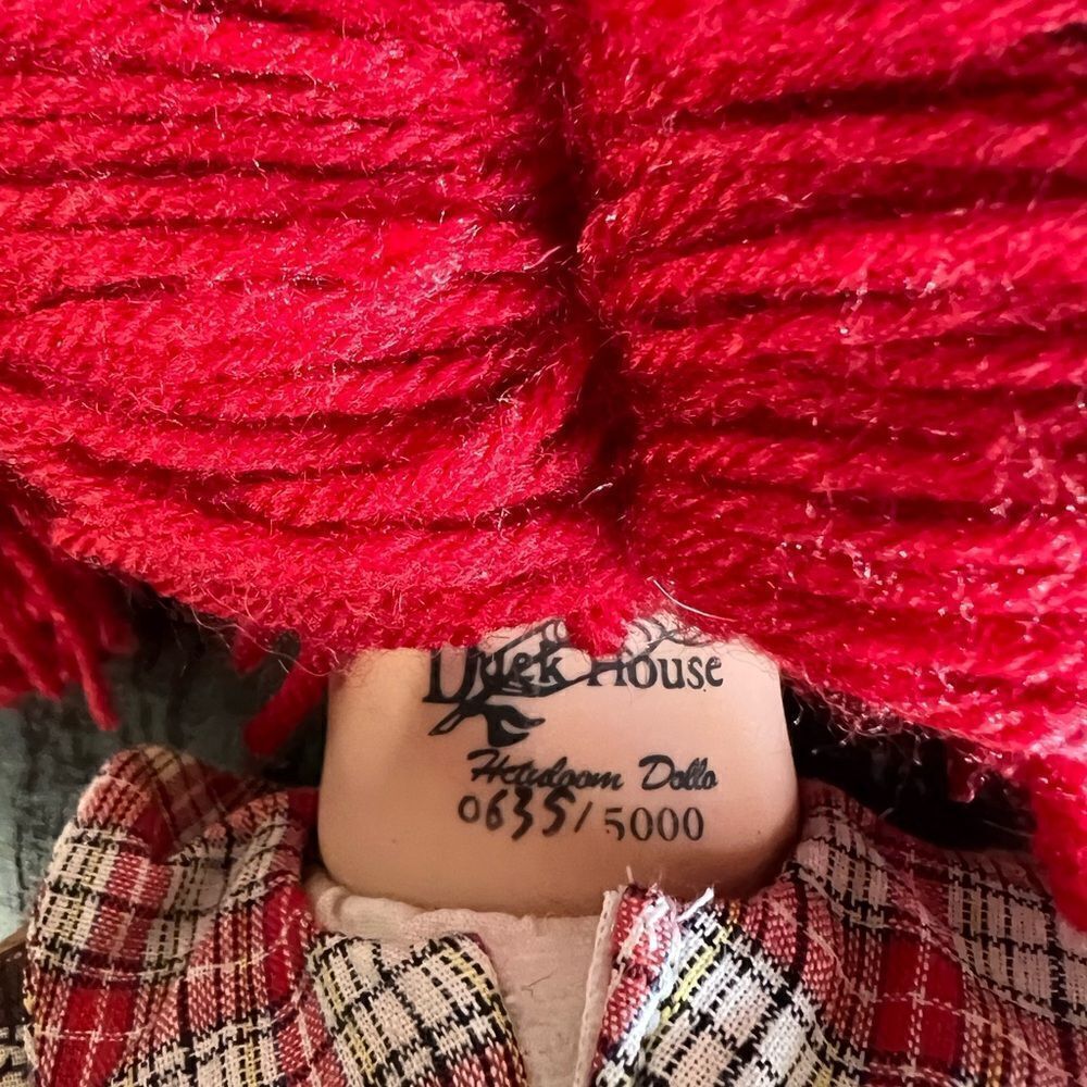 Duck House Heirloom limited edition Reggedy Ann doll with puppy - Picture 14 of 16